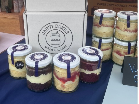 Jar'd cakes